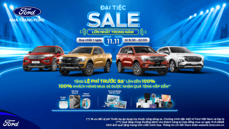 Chương Trình Đại Tiệc Sale Của Ford Việt Nam Ngày 11.11